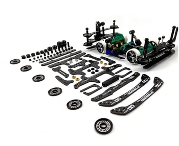 1 Комплект Обновленных Деталей Из Углеродного Волокна Для Шасси S1/VS/TZ/SFM Комплект Запасных Частей Для Модели автомобиля Tamiya Mini 4WD