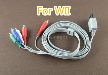1 шт./лот 1,8 м Компонентный аудио-адаптер 1080P HDTV AV кабель-шнур, провод для замены игр 5RCA для игровой консоли Wii 12