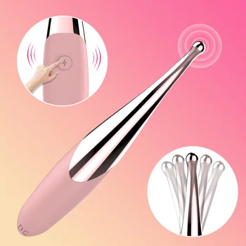 10 Скоростей ручной массажной палочки, секс-товары, Высокочастотный вибрационный стимулятор клитора для быстрой кульминации у женщин