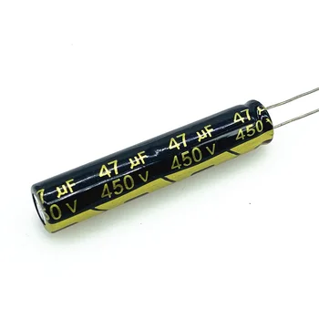 10 шт./лот 47 МКФ 450 В 47 МКФ алюминиевый электролитический конденсатор размер 13*50 20% 1