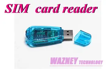100шт USB SIM-картридер GSM CDMA Мобильный телефон SMS Резервное копирование Sim-картридер writer clone backup kit 11