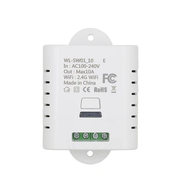 10A Smart Home Automation Базовый беспроводной переключатель Wi-Fi DIY Релейный модуль Работа контроллера Беспроводной пульт дистанционного управления Domotica Alexa