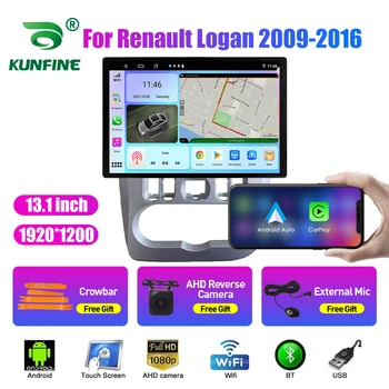 13,1-дюймовый автомобильный радиоприемник для Renault Logan 2009-2016 Автомобильный DVD GPS Навигация Стерео Carplay 2 Din Центральный мультимедийный Android Auto 3