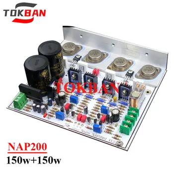 150 Вт * 2 NAP200 2-канальный Усилитель Платы Комплект Diy Высокой мощности Идеальный Вокальный Транзисторный Усилитель Платы Hi-Fi Аудио AC18 * 2-AC35 * 2 1