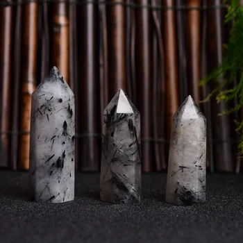 1шт Шестиугольные колонны Из натурального камня и кристаллов 4-8 см Камни для медитации Драгоценные Камни Маятник Кварц Исцеляющие Минералы Чакры S25 8
