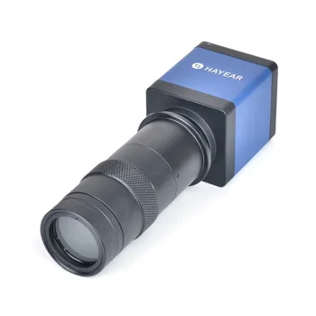 2,0-Мегапиксельная промышленная цифровая видеокамера с HDMI-совместимым 100-кратным зумом, камера-микроскоп для ремонта печатных плат, пайка 5