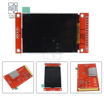 2,4-дюймовый SPI TFT LCD Сенсорная Панель 240x320 Последовательный Порт Цветной Экран TFT Модуль Привода ILI9341 3,3 В 2,4-Дюймовый ЖК-Дисплей для Arduino 12