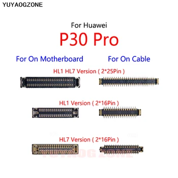 2 шт./Лот Для Huawei P30 Pro P30Pro HL1 HL7 50Pin 32 Pin USB Док-станция Для зарядки Порт Зарядного устройства Разъем FPC На Материнской Плате/Гибкий кабель 18