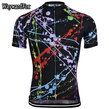 2017 НОВЫЕ мужские цветные майки для велоспорта, велосипедная одежда с короткими рукавами, летняя велосипедная одежда, быстросохнущая WaywardFox 1