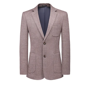 2023 ранняя весна мужской маленький пиджак повседневный деловой одиночный западный пиджак формальный шерстяной костюм большого размера S-5XL в натуральную величину 7