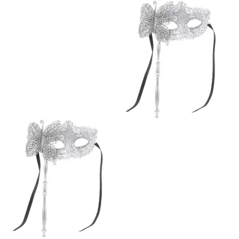 2x Маскарадная маска Mardi Gras Mask Аксессуары для выпускного Марди Гра 14