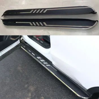 2шт Подножка Боковая подножка педаль Nerf Bar подходит для Hyundai Santa Fe Sport 2013-2018 7