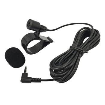 3,5 мм Внешний микрофон с монтажным кабелем Микрофон для автомобиля 3
