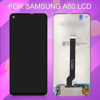 6,3-дюймовый дисплей M40 для Samsung Galaxy A60 с сенсорной жк-панелью, дигитайзер в сборе, замена на рамку 8