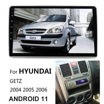 9-Дюймовый Автомобильный Видеоплеер Android 11 Для Hyundai Getz 2004 2005 2006 2007 2Din Мультимедийное Радио GPS CarPlay Головное Устройство Сенсорный Экран 14