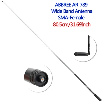 ABBREE AR-789 Складная Телескопическая Двухдиапазонная Антенна SMA-Female С Высоким Коэффициентом Усиления Для Портативной Рации Baofeng UV-5R UV-13 WOUXUN TYT Kenwood 2