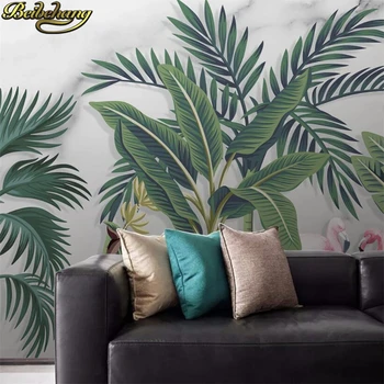 beibehang custom papel de parede 3D тропический лес банановый лист фотообои обои для обоев домашний декор гостиная спальня 6