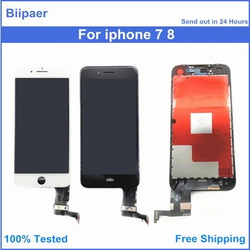 Biipaer Качественный ЖК-дисплей AAAA Для iphone 7 8, Дигитайзер с сенсорным экраном в сборе для Iphone 8 7, ЖК-панель Для iphone7 1