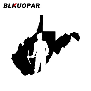 BLKUOPAR Карта шахтерской нации, наклейка на автомобиль, царапина на прикусе, модная наклейка, вырезанный бампер ноутбука, лобовое стекло мотоцикла, стайлинг автомобиля