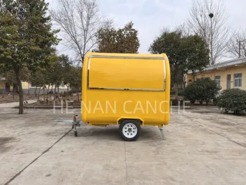 Carritos De Comida Movil Coffee Trailer Полностью оборудованный фургон для перевозки еды Покупайте тележки для еды и трейлеры для еды с грилем 5