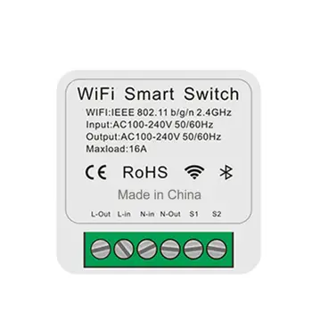 Ewelink Wifi Smart Switch 2.4g Беспроводной Переключатель Smart Home Timing Работа С Alexa Google Home Яндекс Голосовое Управление Smart Life 14