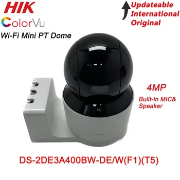 HIK DS-2DE3A400BW-DE/W (F1) (T5) 4-Мегапиксельная Купольная сетевая камера ColorVu Wi-Fi Mini PT Со Встроенным микрофоном и динамиком, Беспроводная IP-камера 16