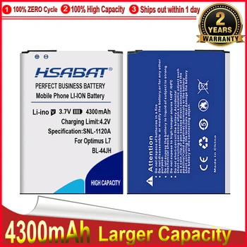 HSABAT 4300 мАч BL-44JH Бизнес Аккумулятор для LG MS770 Motion 4G Optimus L7 P700 P705 Batterie Bateria Бесплатная Доставка 13