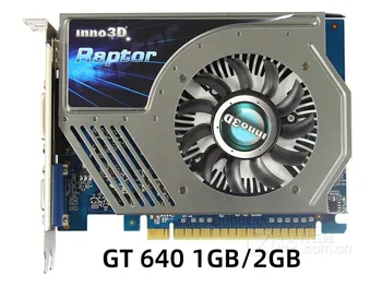 Inno3D GT 640 1GB 2GB Видеокарта GeForce 128Bit Видеокарты GPU Карта Для NVIDIA GT640 2GD3 Используется HDMI DVI VGA 4
