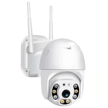 IP-камера PTZ WIFI 1080P 2MP, Аудио, видеонаблюдение на открытом воздухе, 4-КРАТНЫЙ Цифровой зум, Ночной Полноцветный Беспроводной Водонепроницаемый 2
