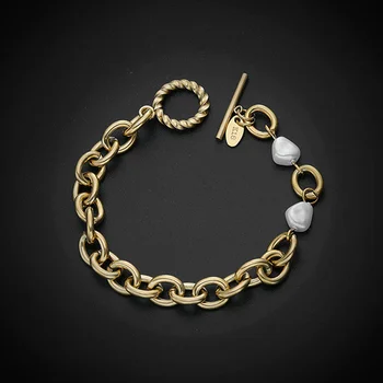 JIN&JU Chains Pearl бусины Bracelets For Women Bangles On Hand Friends Jewelry Gift украшения 2021 бижутерия Bijoux 6