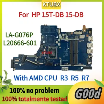 LA-G076P L20666-601. Для материнской платы ноутбука HP 15T-DB 15-DB YM2200.Ryzen3 2200U/R5 2500U/R7-2700U.DDR4 17