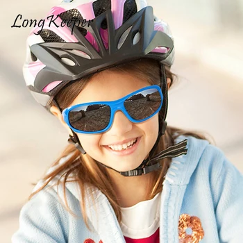 LongKeeper, Детские Солнцезащитные Очки Для мальчиков и девочек, Детские Спортивные Очки, Детские Очки, Квадратные Овальные Солнцезащитные Очки, Детские Солнцезащитные очки Gafas UV 8