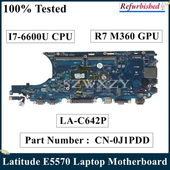 LSC Восстановленная Материнская плата для ноутбука Dell Latitude E5570 CN-0J1PDD 0J1PDD J1PDD LA-C642P I7-6600U CPU R7 M360 ADP80 DDR4 9