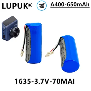 LUPUK - оригинальная литий-ионная аккумуляторная батарея 1635, 3,7 В, 650 мАч, используемая для модели Intelligent Dash Cam A400 5