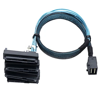 Mini SAS SFF-8643- Серверный кабель для жесткого диска 4X29Pin SFF-8482 3,33 TF/1 М 17