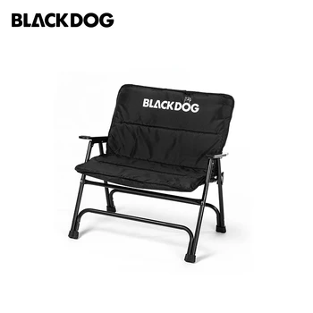 Naturehike-Blackdog Уличный портативный широкий складной стул для кемпинга, отдыха, пляжный стул со спинкой