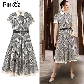 Pinkoz роскошное дизайнерское платье миди с принтом 