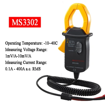 Pro Mini MASTECH MS3302 преобразователь переменного тока 0.1A-400A Тестовый клещевой измеритель в интернет-магазине 5