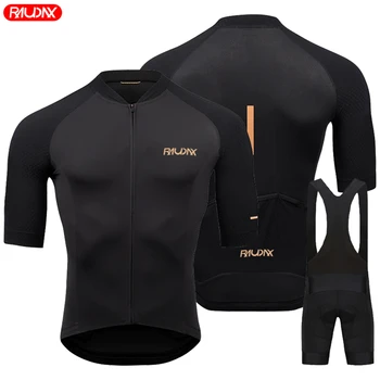 Raudax 2023 Летний Молодежный Комплект Из Джерси С Коротким Рукавом Для Велоспорта Дышащий MTB Велосипед Велосипедная Одежда Maillot Ropa Ciclismo Uniform Kit 12