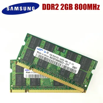 SAMSUNG 2GB 2RX8 PC2-6400S 800 МГц DDR2 2 гб Памяти ноутбука 2G pc2 6400 800 МГЦ Модуль ноутбука SODIMM RAM 5