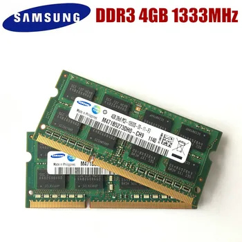 SAMSUNG 4GB 2RX8 PC3-10600S DDR3 1333 МГц 4 гб Памяти ноутбука 4G PC3 10600S 1333 МГЦ Модуль ноутбука SODIMM RAM