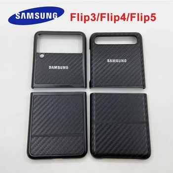 Samsung Galaxy Z Flip 5 4 3 5G Case Жесткий ПК Противоударный Корпус Заднего Бампера Защитный Чехол Для Samsung Z Flip5 Flip3 Flip4 Case 4