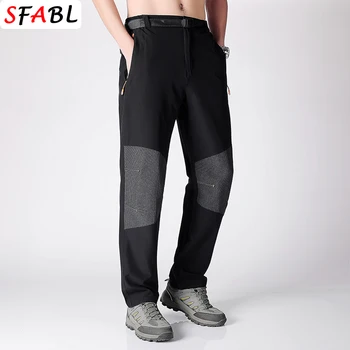 SFABL Быстросохнущие мужские брюки для спорта на открытом воздухе, прямые брюки, мужские легкие спортивные брюки, Мужские штаны для бега трусцой, походные штаны, Мужские весенние брюки 1