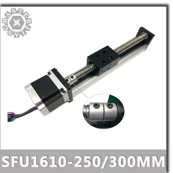 SGX SFU1610 Stage D Высокоточный эффективный ход 250/300 мм Шариковый Винт sfu1610 Модуль Системы Привода Линейной Направляющей рейки 2