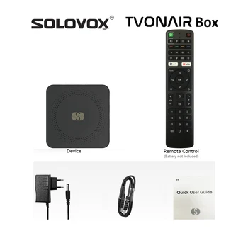 SOLOVOX Android 11 Smart TV On Air Box MARS X S905 W2 Четырехъядерный 2G 16G 2,4 G /5G WiFi H.265 4K Специальный медиаплеер WebTV YouTube 5