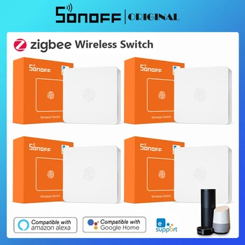 SONOFF SNZB-01 Беспроводной переключатель Smart Home Версии Zigbee Удобная кнопка Работает с приложением SONOFF ZBBridge IFTTT eWeLink Alexa Google