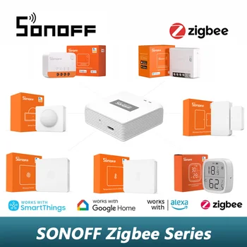 SONOFF Zigbee ZBBridge / ZBMINIL2 / ZBMINI / Беспроводной Переключатель / Датчик температуры Влажности/Движения/ Двери для Alexa Google Home 3