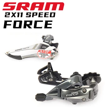 SRAM FORCE 22 2X11 Speed Road Bicycle Groupset Передний Задний переключатель передач с короткой/средней клеткой Велосипедный комплект 8