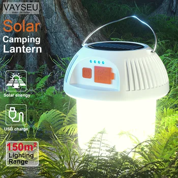 USB Лампа для палатки Солнечный Фонарь для кемпинга Наружная Портативная Аварийная Светодиодная лампа 3