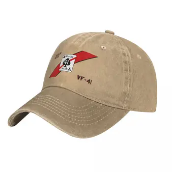 VF-41 Черная кепка Aces, ковбойская шляпа, шляпа для лошади, бейсбольная кепка, мужская женская кепка для гольфа 13